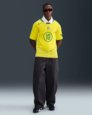 Ronaldinho Brazil 2004 Total 90 Reissue Men's Nike Soccer Replica